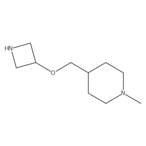 4-[(Azetidin-3-yloxy)methyl]-1-methylpiperidine Structure