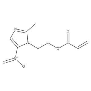 2-(2-Methyl-5-nitro-1H-imidazol-1-yl)ethyl 2-propenoate Structure