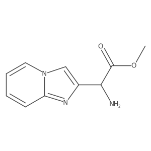 Methyl 2-amino-2-{imidazo[1,2-a]pyridin-2-yl}acetate Structure