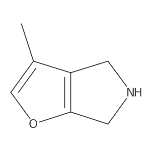 3-methyl-4H,5H,6H-furo[2,3-c]pyrrole Structure