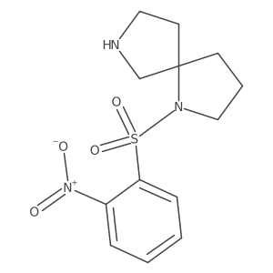 1-(2-Nitrobenzenesulfonyl)-1,7-diazaspiro[4.4]nonane Structure