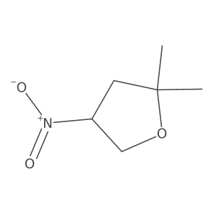 2,2-Dimethyl-4-nitrooxolane Structure