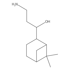 (1R)-3-amino-1-[(1S,5S)-6,6-dimethylbicyclo[3.1.1]heptan-2-yl]propan-1-ol结构式