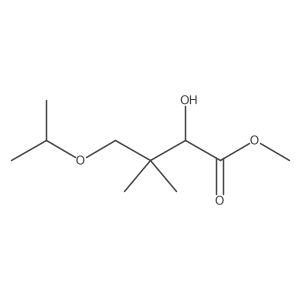Methyl 2-hydroxy-3,3-dimethyl-4-(propan-2-yloxy)butanoate Structure