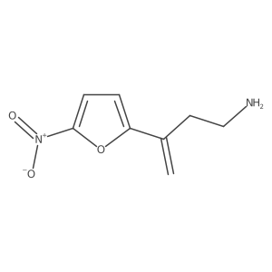 3-(5-Nitrofuran-2-yl)but-3-en-1-amine结构式