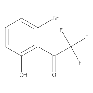1-(2-Bromo-6-hydroxyphenyl)-2,2,2-trifluoroethan-1-one Structure