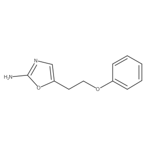 5-(2-Phenoxyethyl)-1,3-oxazol-2-amine Structure