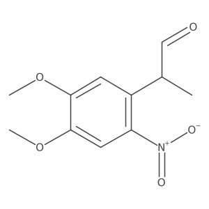 2-(4,5-Dimethoxy-2-nitrophenyl)propanal Structure