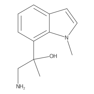 1-amino-2-(1-methyl-1H-indol-7-yl)propan-2-ol Structure