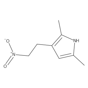 2,5-dimethyl-3-(2-nitroethyl)-1H-pyrrole Structure