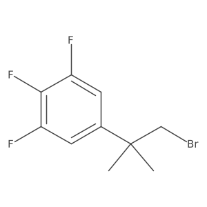 5-(1-Bromo-2-methylpropan-2-yl)-1,2,3-trifluorobenzene结构式