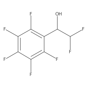 2,2-Difluoro-1-(pentafluorophenyl)ethan-1-ol Structure