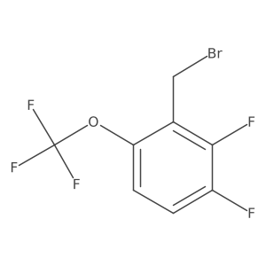 2,3-Difluoro-6-(trifluoromethoxy)benzyl bromide结构式