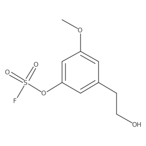 3-(2-Hydroxyethyl)-5-methoxyphenyl sulfurofluoridate结构式