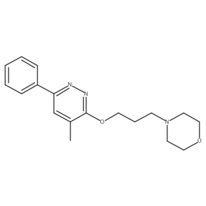 4-[3-(4-Methyl-6-phenylpyridazin-3-yl)oxypropyl]morpholine结构式