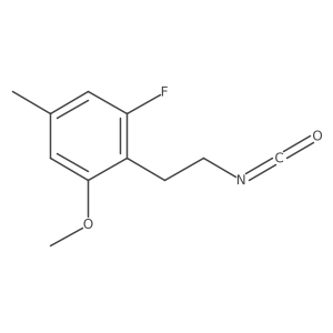 1-Fluoro-2-(2-isocyanatoethyl)-3-methoxy-5-methylbenzene Structure