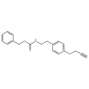 benzyl N-{2-[4-(prop-2-yn-1-yloxy)phenyl]ethyl}carbamate Structure