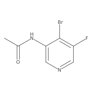 N-(4-bromo-5-fluoropyridin-3-yl)acetamide Structure