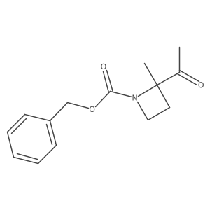 Benzyl 2-acetyl-2-methylazetidine-1-carboxylate Structure