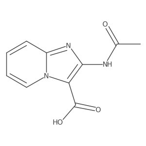2-Acetamidoimidazo[1,2-a]pyridine-3-carboxylic acid Structure