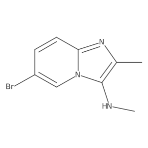 6-Bromo-N,2-dimethylimidazo[1,2-A]pyridin-3-amine Structure