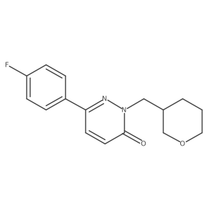 6-(4-Fluorophenyl)-2-[(oxan-3-yl)methyl]-2,3-dihydropyridazin-3-one Structure