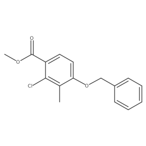Methyl 4-(benzyloxy)-2-chloro-3-methylbenzoate Structure