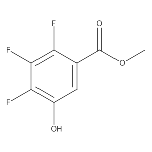Methyl 5-hydroxy-2,3,4-trifluorobenzoate结构式