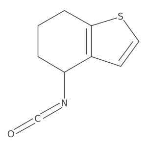 4-Isocyanato-4,5,6,7-tetrahydro-1-benzothiophene结构式