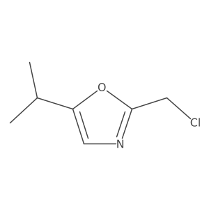 2-(Chloromethyl)-5-(propan-2-yl)-1,3-oxazole Structure