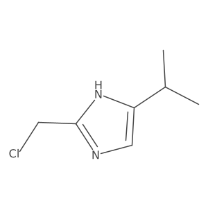 2-chloromethyl4-isopropyl-1H-imidazole结构式