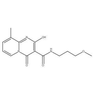 2-hydroxy-N-(3-methoxypropyl)-9-methyl-4-oxo-4H-pyrido[1,2-a]pyrimidine-3-carboxamide结构式