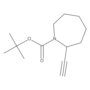 Tert-butyl 2-ethynylazepane-1-carboxylate Structure
