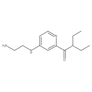 4-[(2-Aminoethyl)amino]-N,N-diethyl-2-pyridinecarboxamide Structure