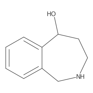 2,3,4,5-tetrahydro-1H-2-benzazepin-5-ol结构式