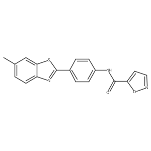 N-(4-(6-methylbenzo[d]thiazol-2-yl)phenyl)isoxazole-5-carboxamide Structure