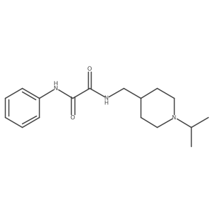 N1-((1-isopropylpiperidin-4-yl)methyl)-N2-phenyloxalamide Structure