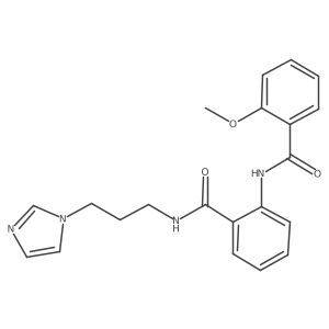N-[3-(1H-imidazol-1-yl)propyl]-2-[(2-methoxybenzoyl)amino]benzamide Structure