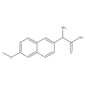2-Amino-2-(6-methoxynaphthalen-2-yl)acetic acid Structure