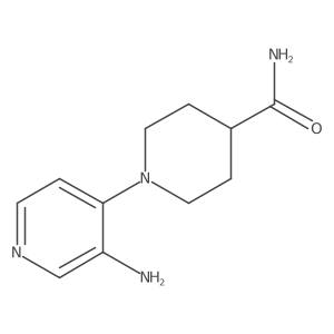 4-Piperidinecarboxamide, 1-(3-amino-4-pyridinyl)- Structure
