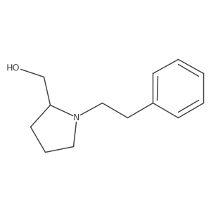 (s)-(1-Phenethylpyrrolidin-2-yl)methanol结构式