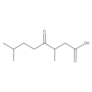 3,7-Dimethyl-4-oxooctanoic acid Structure
