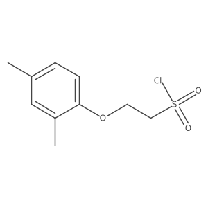 2-(2,4-Dimethylphenoxy)ethane-1-sulfonyl chloride结构式