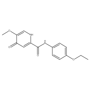 N-(4-ethoxyphenyl)-5-methoxy-4-oxo-1,4-dihydropyridine-2-carboxamide Structure