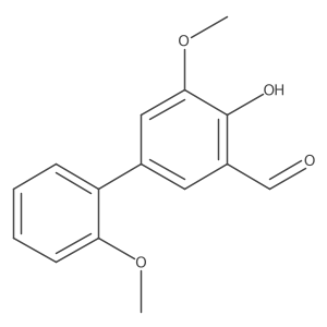 4-Hydroxy-2',5-dimethoxy[1,1'-biphenyl]-3-carboxaldehyde Structure