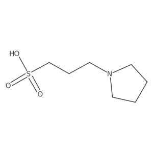 1-Pyrrolidinepropanesulfonic acid结构式