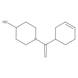 1-(Cyclohex-3-ene-1-carbonyl)piperidin-4-ol结构式