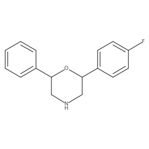 2-(4-Fluorophenyl)-6-phenylmorpholine结构式