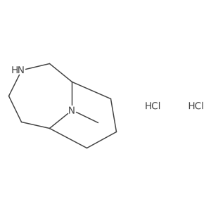 10-Methyl-3,10-diazabicyclo[4.3.1]decane;dihydrochloride结构式