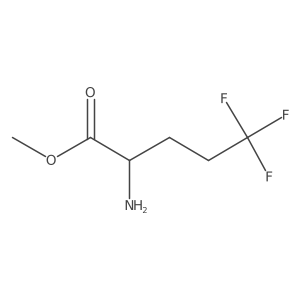 Methyl 2-amino-5,5,5-trifluoropentanoate Structure